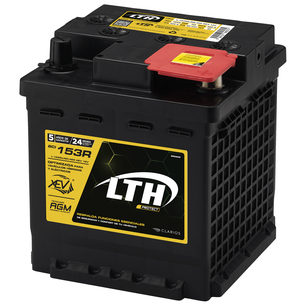 Batería L-153R (LN0)-420 XEV 12V 420 CCA grupo 153R | LTH